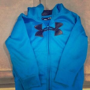 4T blue under armour jacket